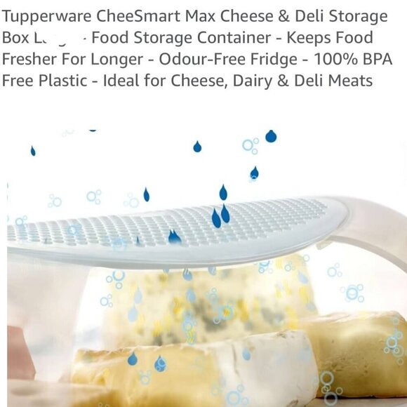 Tupperware CheeSmart Cheese & Deli Storage Container - Picture 8 of 12